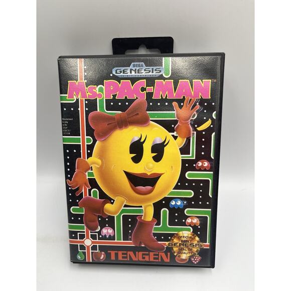 Ms. Pac-Man (Sega Genesis, 1991) - Complete - Tested - Picture 1 of 10